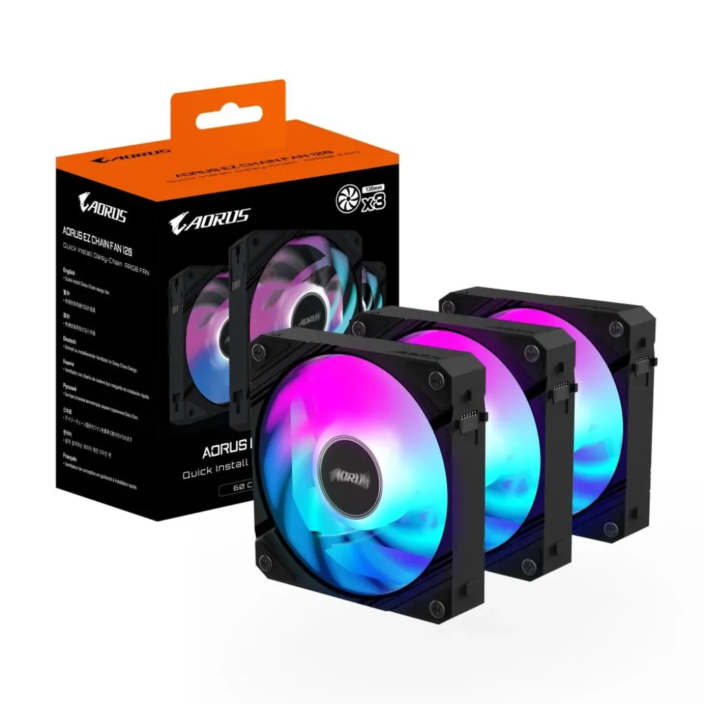 Корпусний вентилятор 120MM ARGB GP-ECFAN1203 GIGABYTE UA