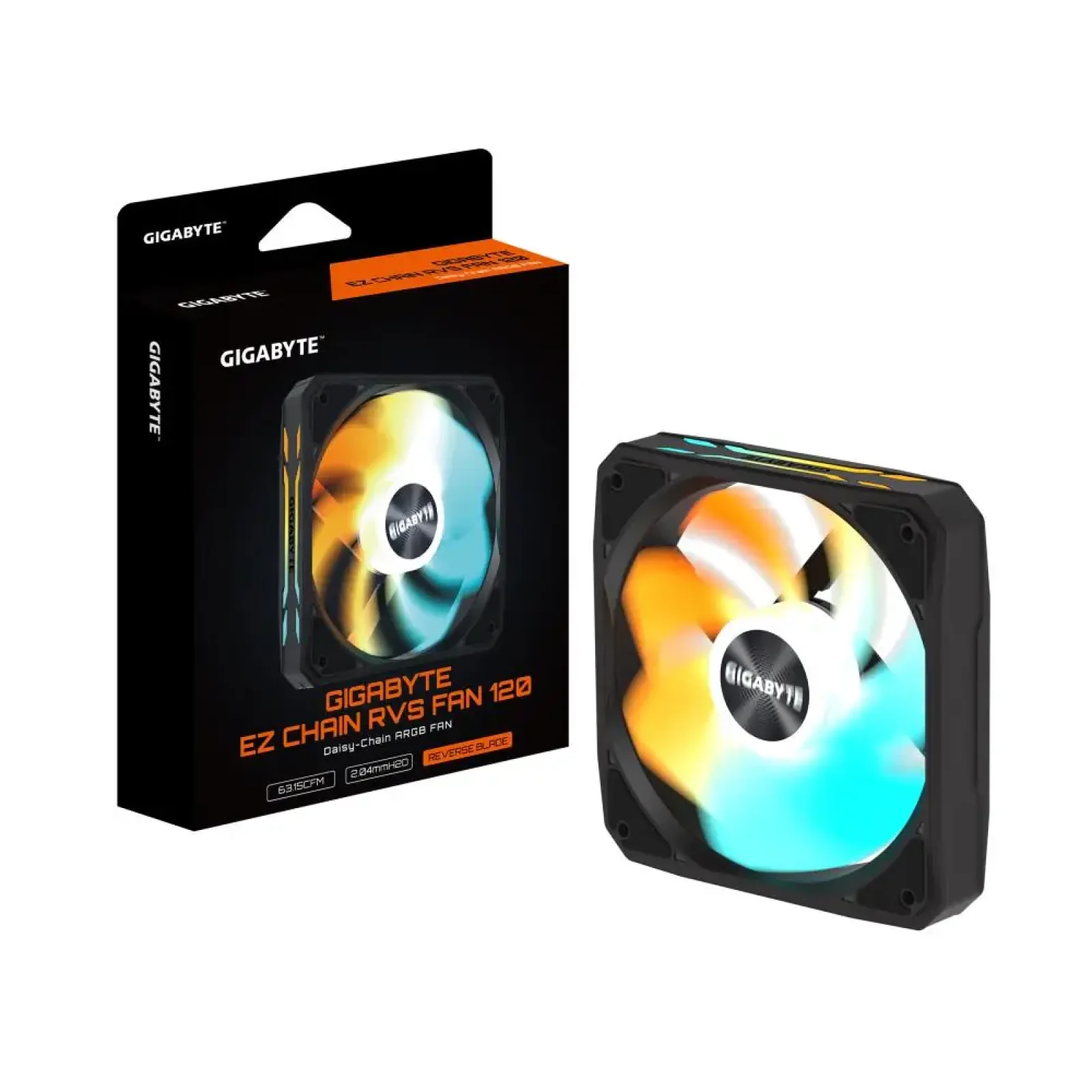 Корпусний вентилятор 120MM ARGB GP-GBT EZRVSFAN1203 GIGABYTE UA