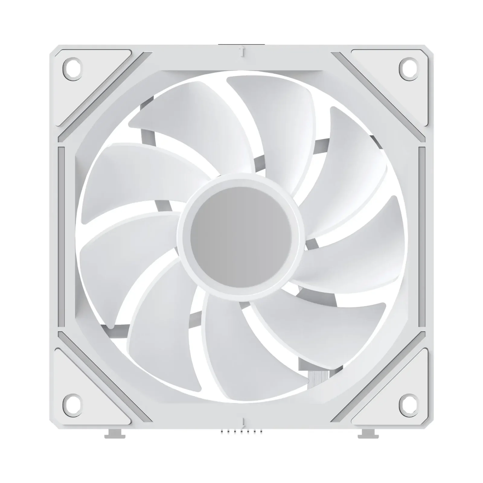 Набір із трьох вентиляторів для корпусу 120MM GAMMA F12 UNI WH ARGB REVERSE BLADE 3 IN 1 (GAMMA-F12-WH3AM01U-GL) OCYPUS UA