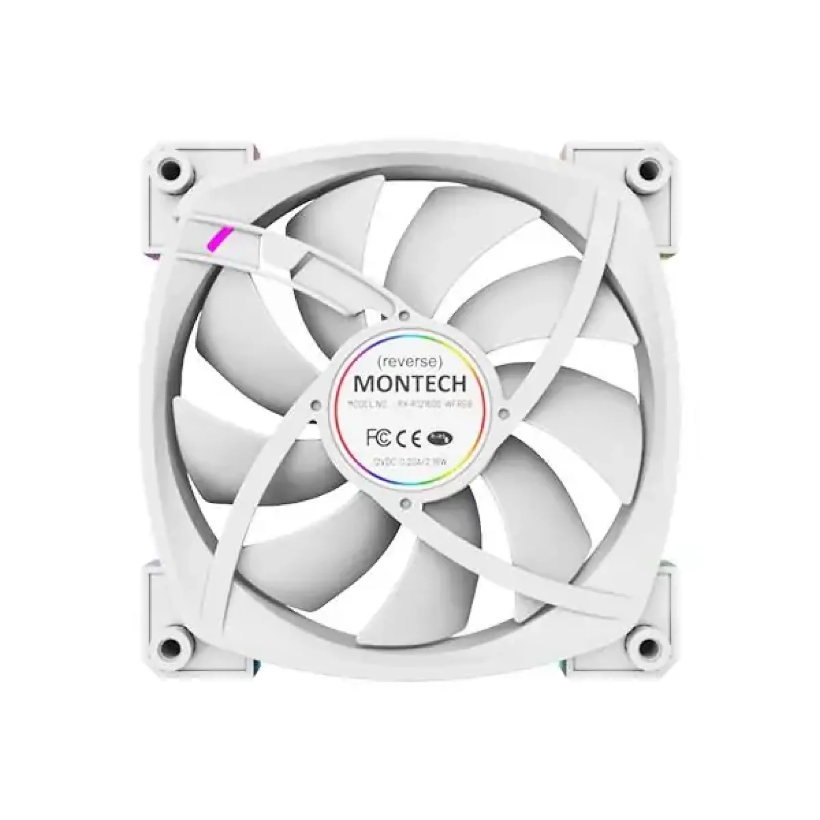 Корпусний вентилятор 120MM RX120 PWM WHITE MONTECH UA
