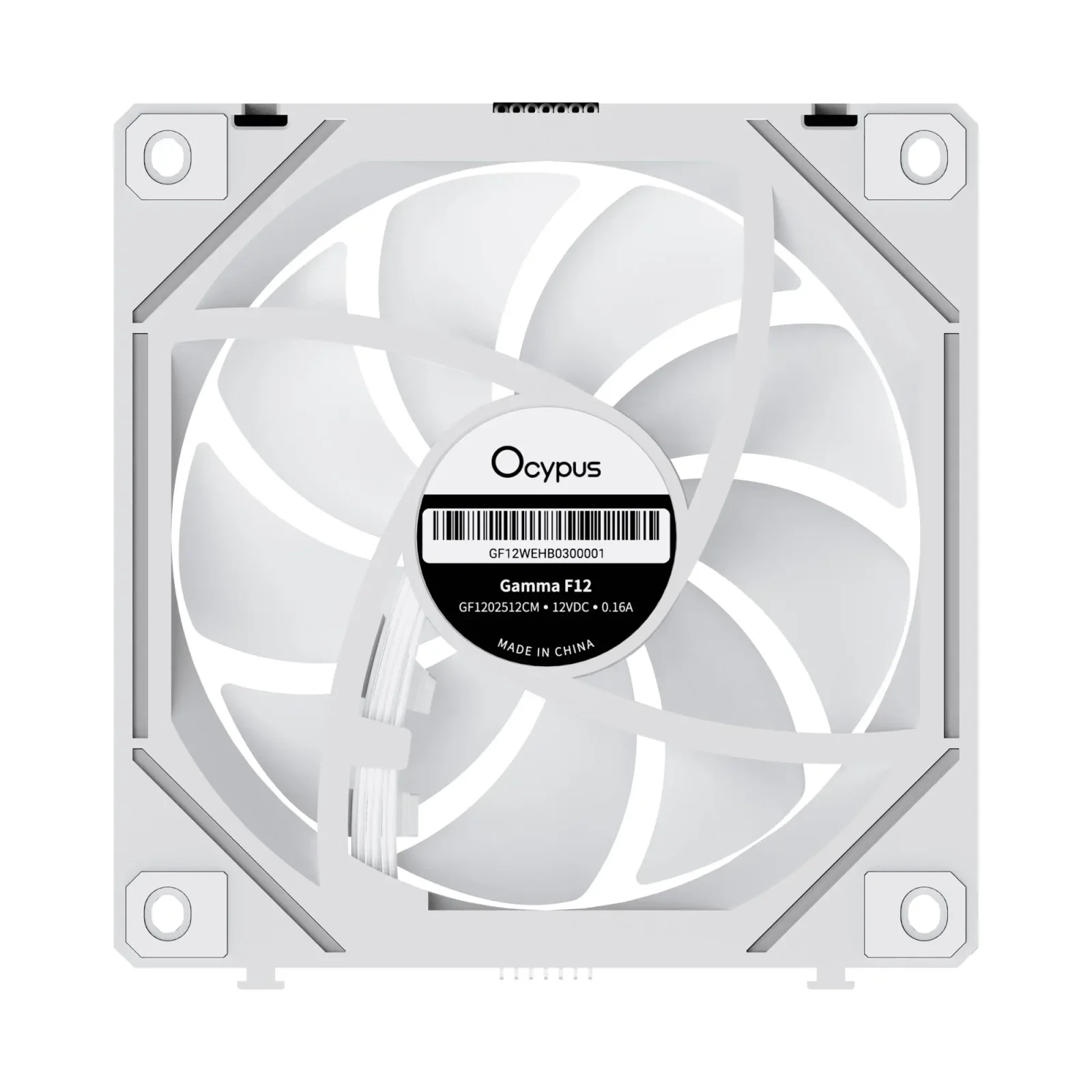 Набір із трьох вентиляторів для корпусу 120MM GAMMA F12 UNI WH ARGB REVERSE BLADE 3 IN 1 (GAMMA-F12-WH3AM01U-GL) OCYPUS UA