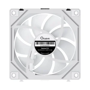 Набір із трьох вентиляторів для корпусу 120MM GAMMA F12 UNI WH ARGB REVERSE BLADE 3 IN 1 (GAMMA-F12-WH3AM01U-GL) OCYPUS UA