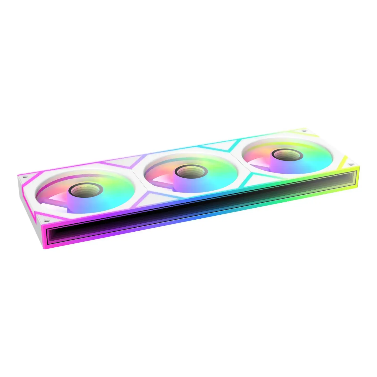 Корпусний вентилятор 120MM GAMMA F36 ARGB REVERSE BLADE білий (GAMMA-F36-WH3AM001-GL) OCYPUS UA