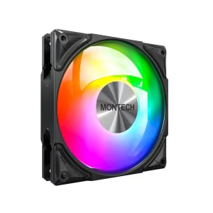 Корпусний вентилятор 120MM METAL PRO 12 ARGB PWM BLACK MONTECH UA