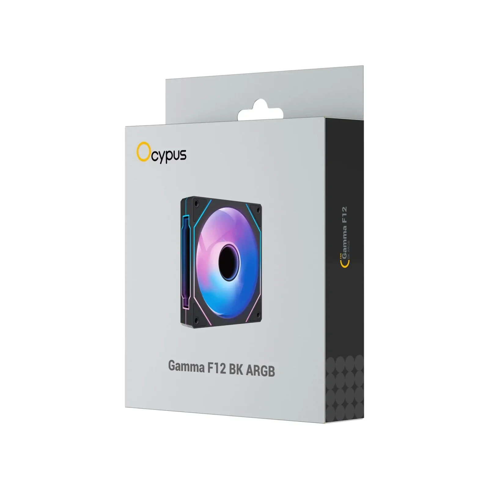 Корпусний вентилятор 120MM GAMMA F12 BK ARGB (GAMMA-F12-BK1AM00X-GL) OCYPUS UA