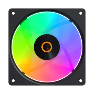 Набір із трьох вентиляторів для корпусу 120MM GAMMA F12 ELITE BK ARGB REVERSE BLADE 3 IN 1 (GAMMA-F12-BK3AM01E-GL) OCYPUS UA