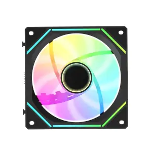 Корпусний вентилятор 120MM GAMMA F12 UNI ARGB чорний (GAMMA-F12-BK1AM01U-GL) OCYPUS UA