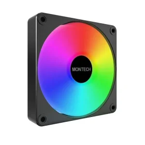 Набір із трьох вентиляторів для корпусу 120MM GF120 V2 ARGB PWM 3I1(B) MONTECH UA