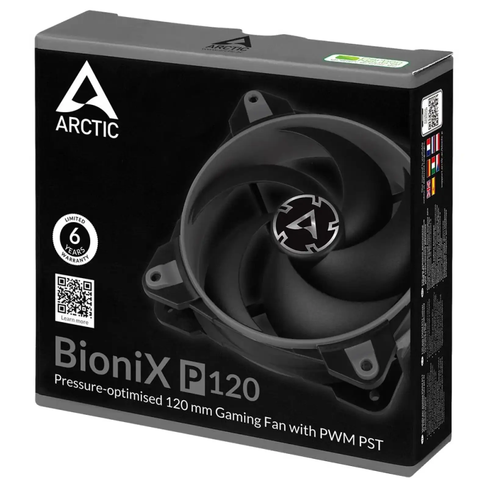 Корпусный вентилятор Arctic BioniX P120 Grey (ACFAN00168A) UA