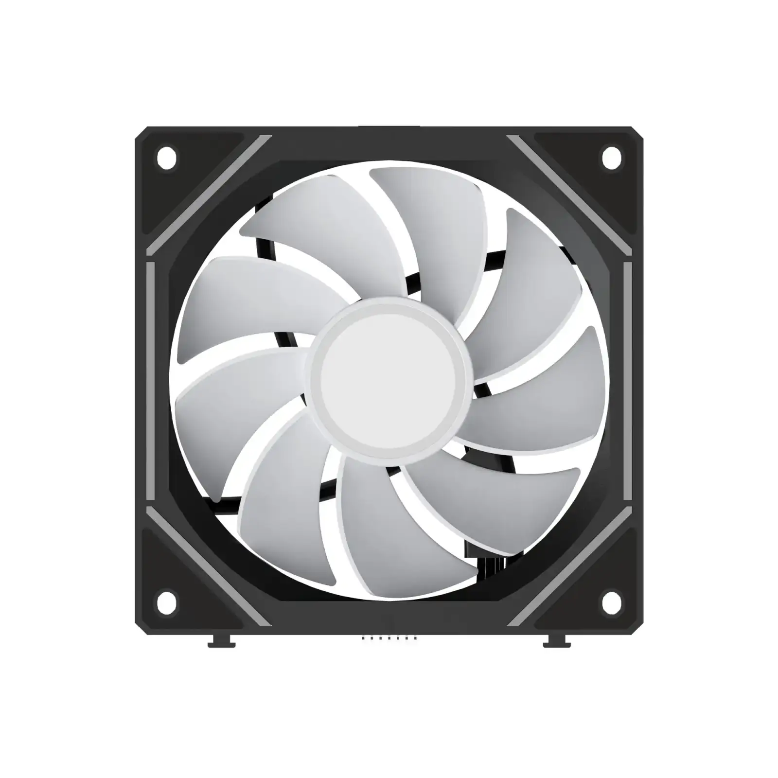 Корпусний вентилятор 120MM GAMMA F12 UNI ARGB чорний (GAMMA-F12-BK1AM01U-GL) OCYPUS UA