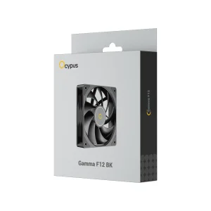 Корпусний вентилятор 120MM GAMMA F12 BK (GAMMA-F12-BK1NN00X-GL) OCYPUS UA