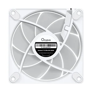 Набір із трьох вентиляторів для корпусу 120MM GAMMA F12 ELITE WH ARGB 3 IN 1 (GAMMA-F12-WH3AM00E-GL) OCYPUS UA