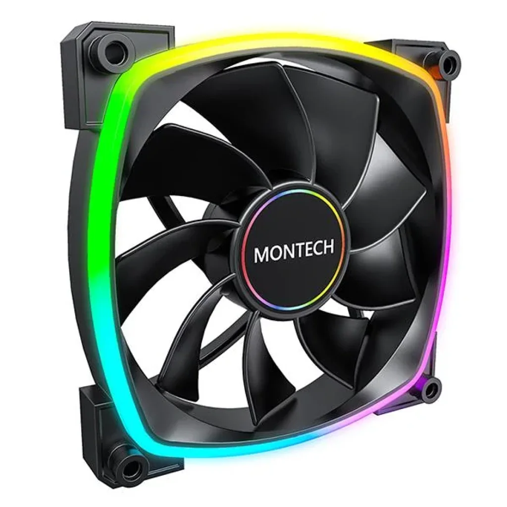 Корпусний вентилятор 140MM RX140 PWM BLACK MONTECH UA