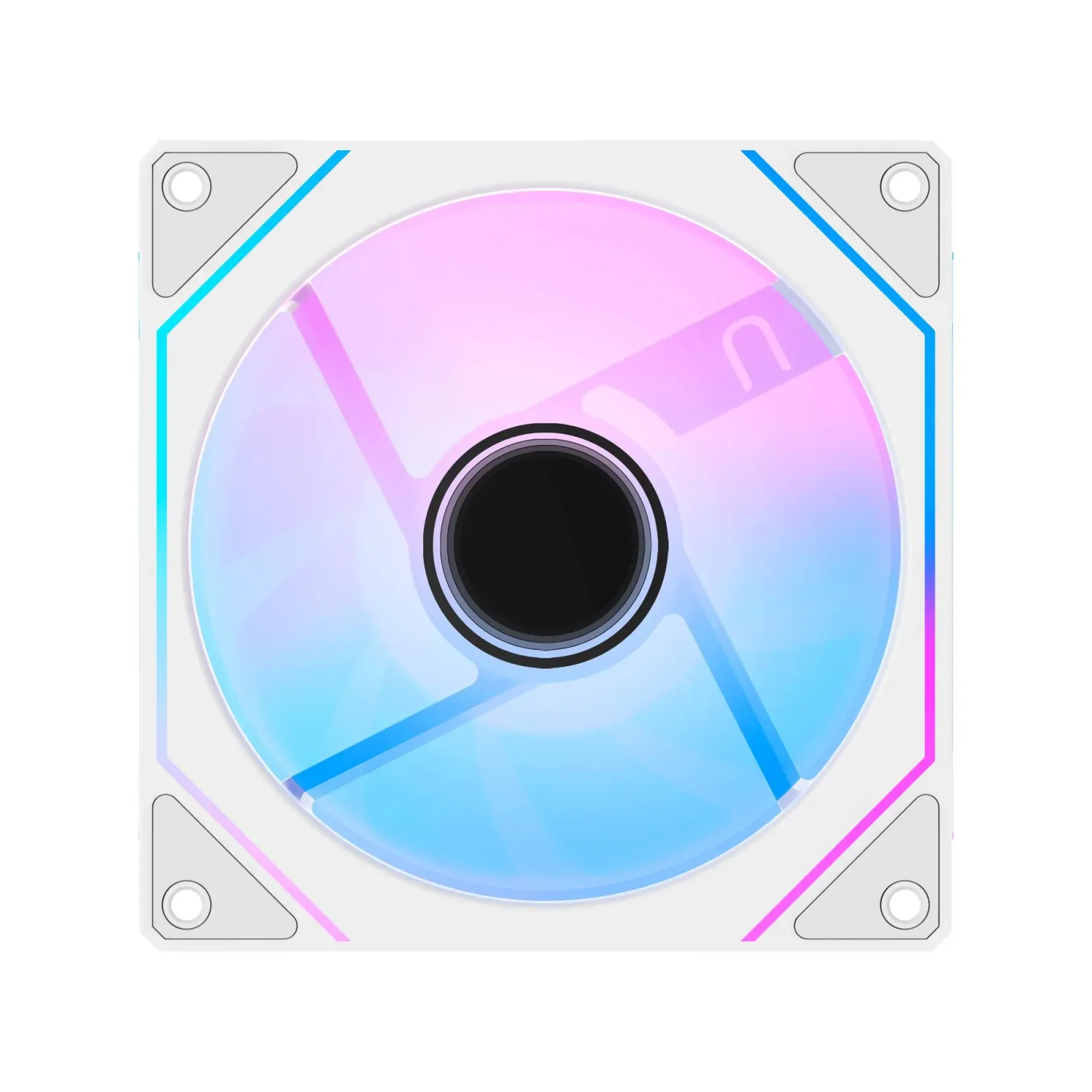 Корпусний вентилятор 120MM GAMMA F12 WH ARGB REVERSE BLADE (GAMMA-F12-WH1AM01X-GL) OCYPUS UA