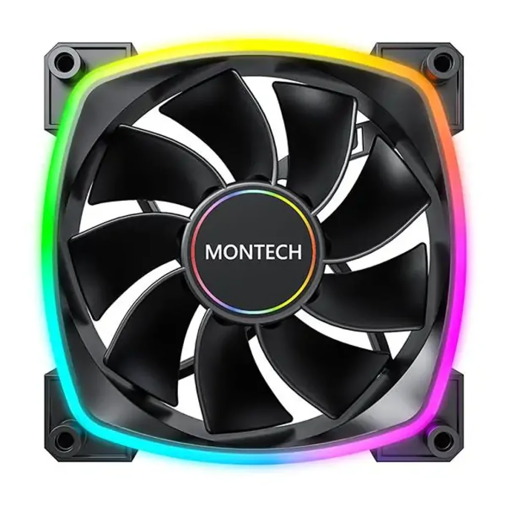 Корпусний вентилятор 140MM RX140 PWM BLACK MONTECH UA