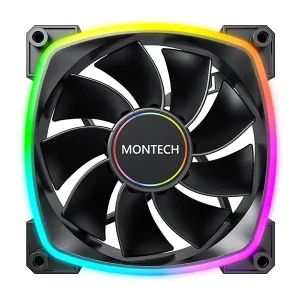Корпусний вентилятор 140MM RX140 PWM BLACK MONTECH UA
