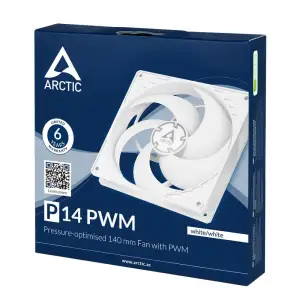 Корпусный вентилятор Arctic P14 PWM White (ACFAN00222A) UA