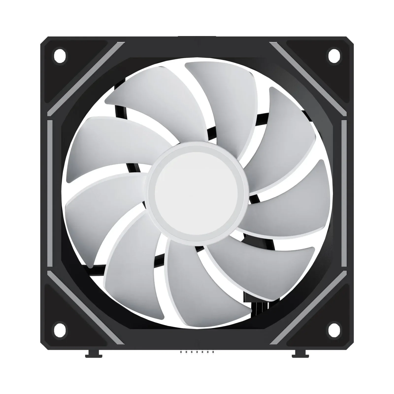 Набір із трьох вентиляторів для корпусу 120MM GAMMA F12 UNI BK ARGB REVERSE BLADE 3 IN 1 (GAMMA-F12-BK3AM01U-GL) OCYPUS UA