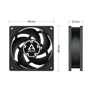 Корпусний вентилятор 80MM P8 MAX ACFAN00286A ARCTIC UA