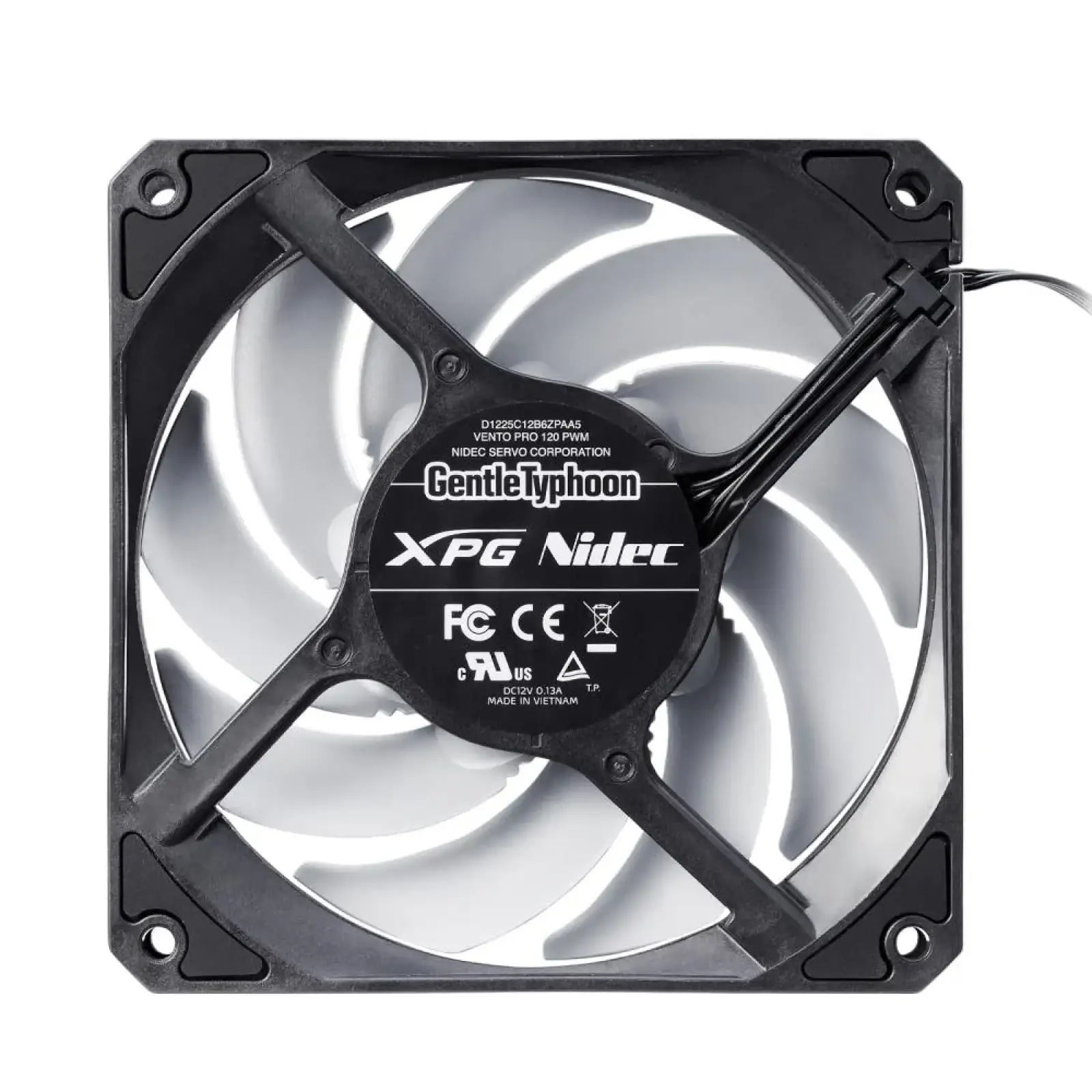 Корпусний вентилятор 120MM PWM VENTOPRO120PWM-BKCWW ADATA UA