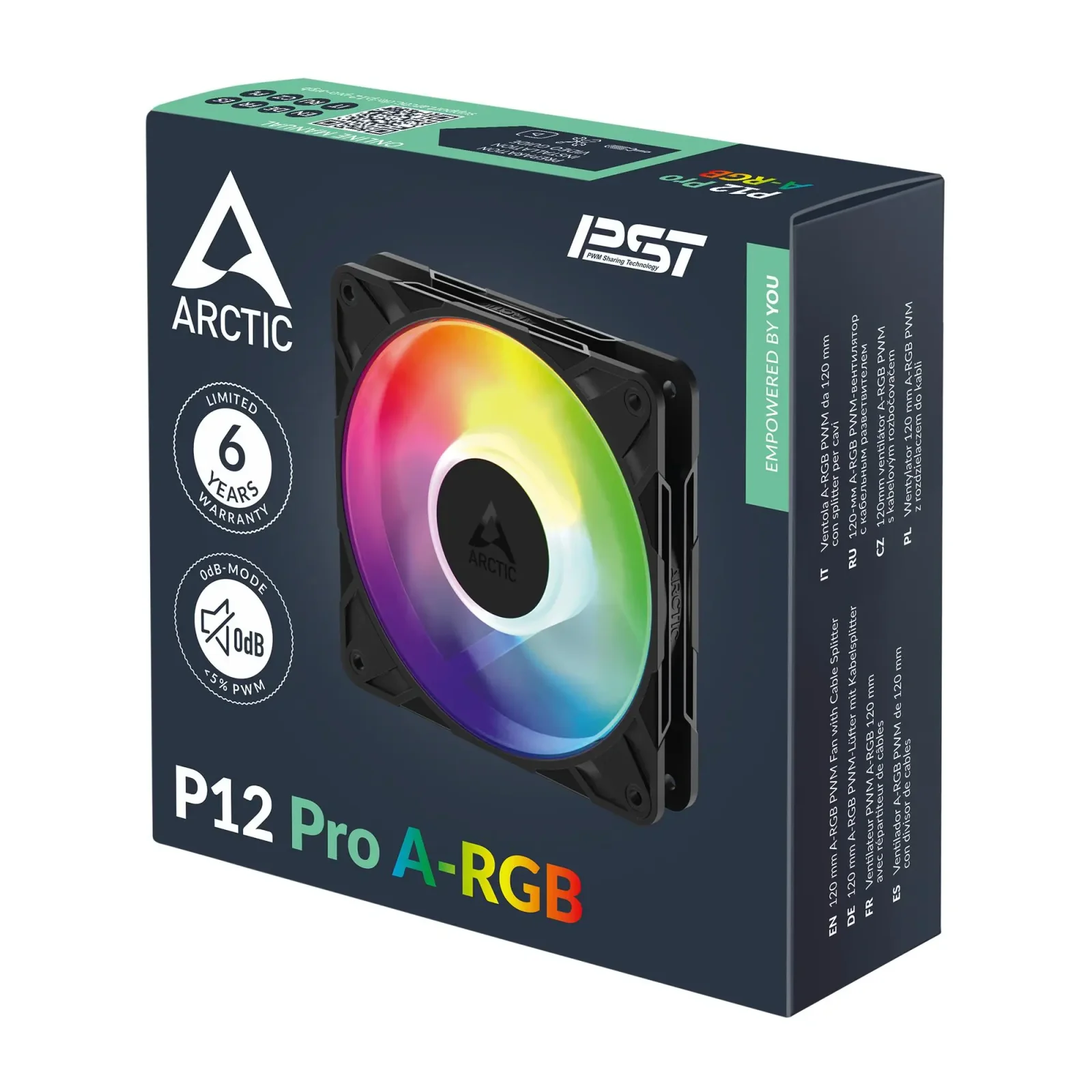 Корпусний вентилятор 120MM P12 PRO A-RGB ACFAN00309A ARCTIC UA