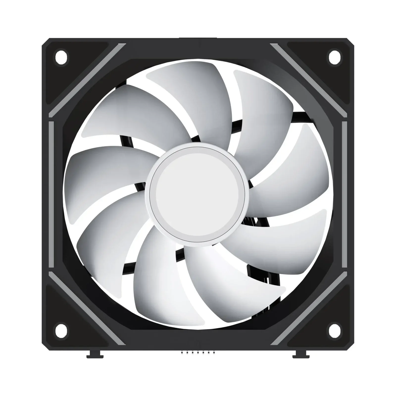 Набір із трьох вентиляторів для корпусу 120MM GAMMA F12 UNI BK ARGB 3 IN 1 (GAMMA-F12-BK3AM00U-GL) OCYPUS UA