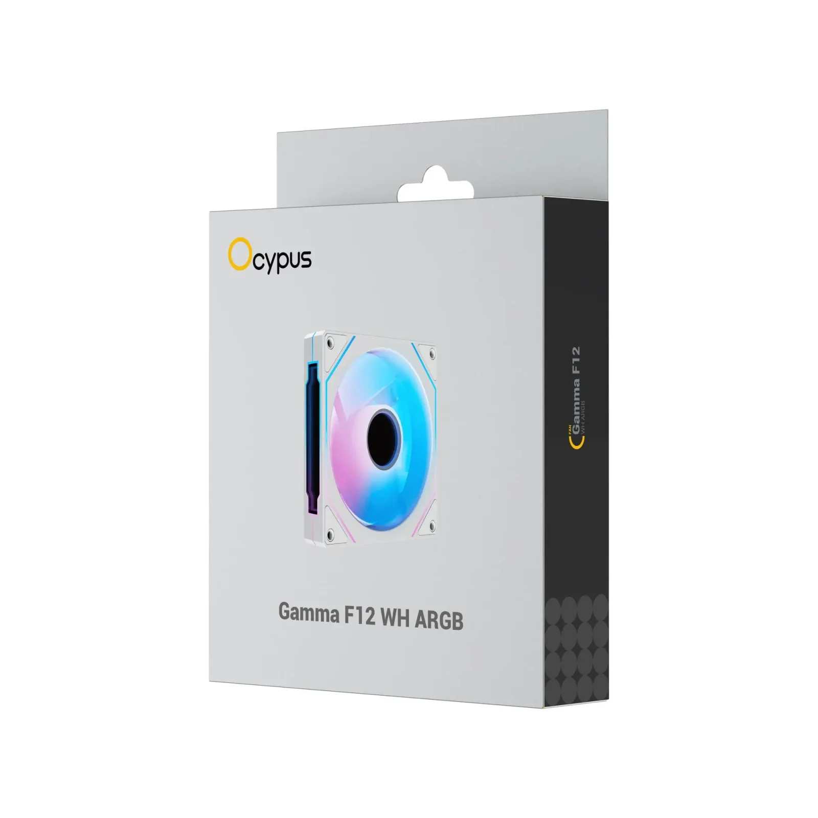 Корпусний вентилятор 120MM GAMMA F12 WH ARGB (GAMMA-F12-WH1AM00X-GL) OCYPUS UA