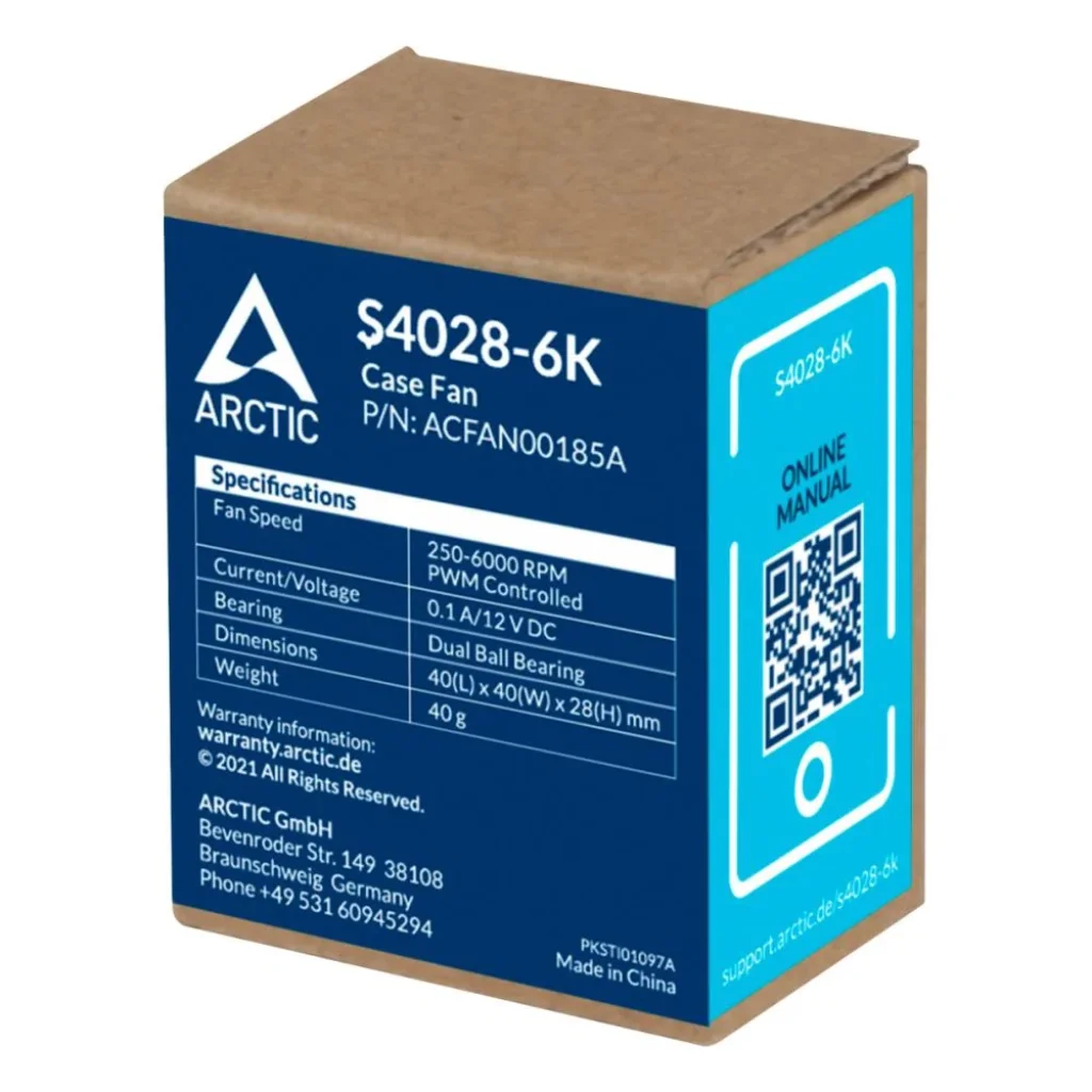 Корпусний вентилятор 40MM S4028-6K ACFAN00185A ARCTIC UA