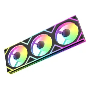 Корпусний вентилятор 120MM GAMMA F36 ARGB REVERSE BLADE чорний (GAMMA-F36-BK3AM001-GL) OCYPUS UA