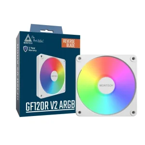 Корпусний вентилятор 120MM GF120R V2 ARGB PWM (W) MONTECH UA