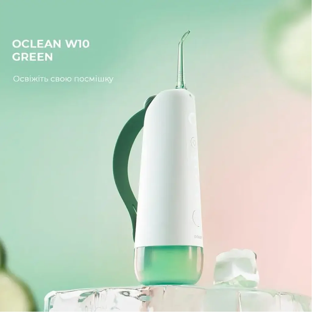 Іригатор Oclean W10 Green NEW-2 NOZZLES (6970810555745) UA