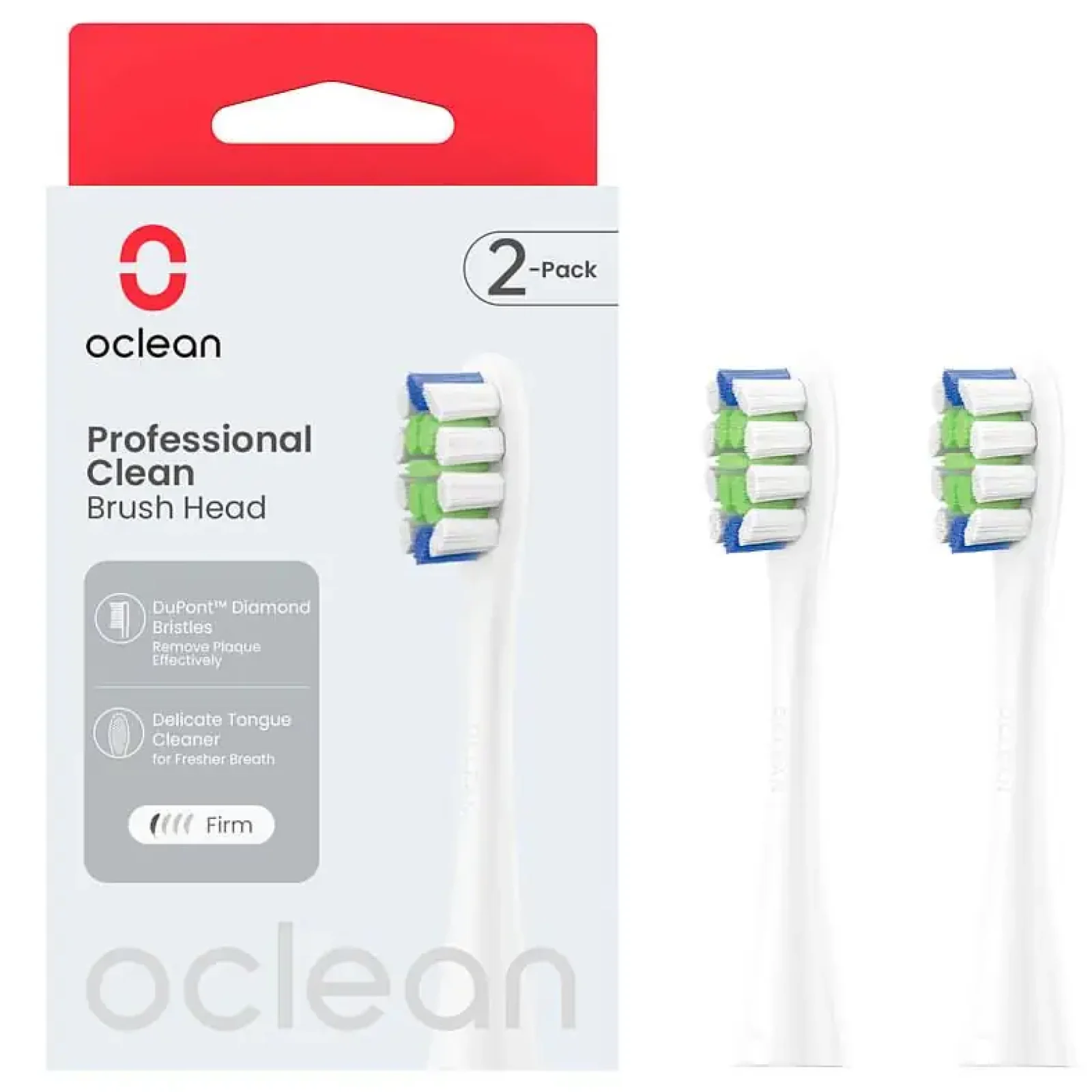 Насадка Oclean Professional Clean Brush Head P1C1 W02 pcs White (6970810553765) UA