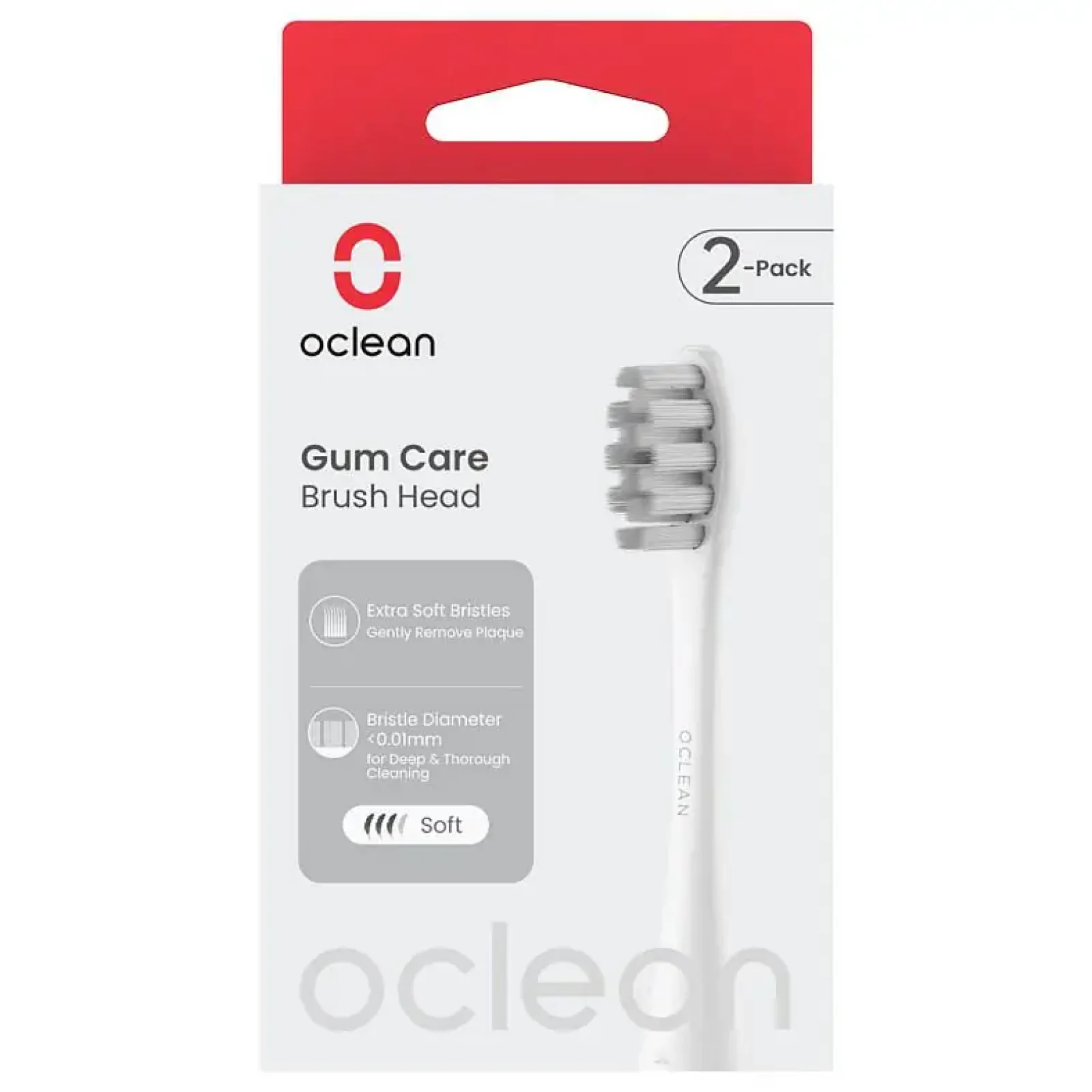 Насадка Oclean Brush Head Gum Care- 2 pack White (6970810554212) UA