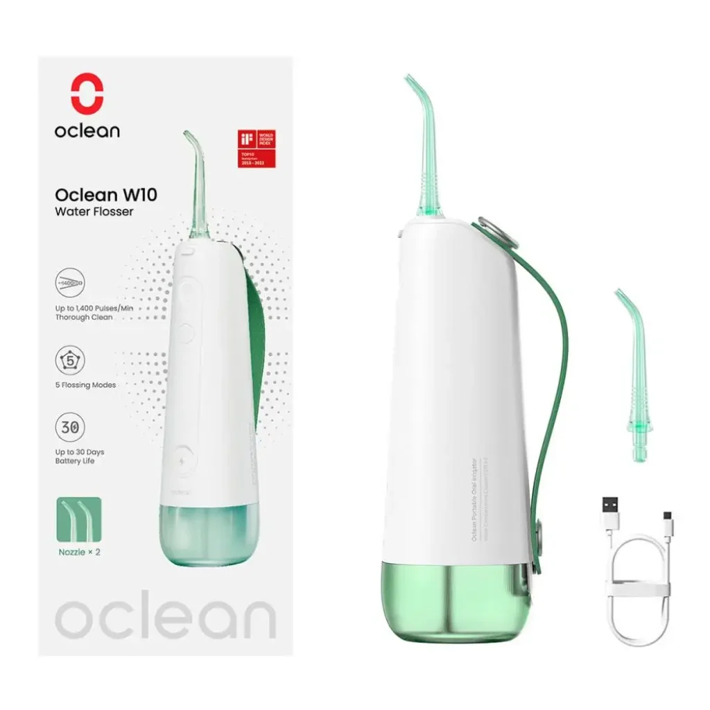 Іригатор Oclean W10 Green NEW-2 NOZZLES (6970810555745) UA