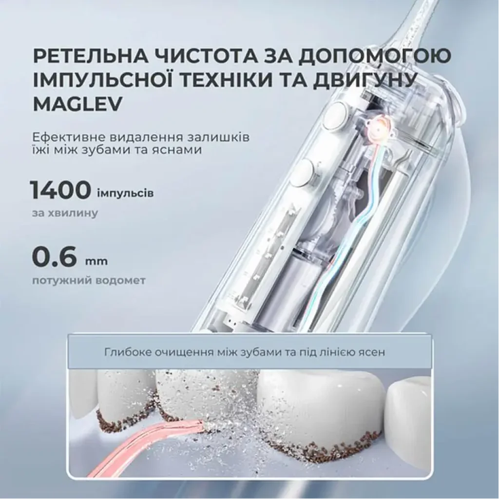 Іригатор Oclean W10 Pink NEW-2 NOZZLES (6970810555752) UA