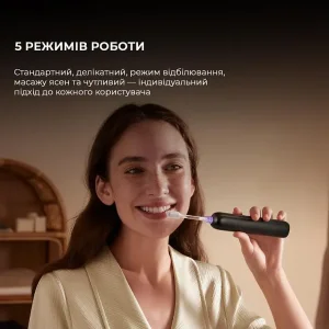 Електрична зубна щітка Mova Fresh Pro Black (ATB15A-BK) UA