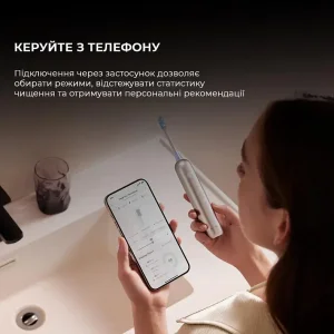 Електрична зубна щітка Mova Fresh Pro Sliver (ATB15A-SIL) UA