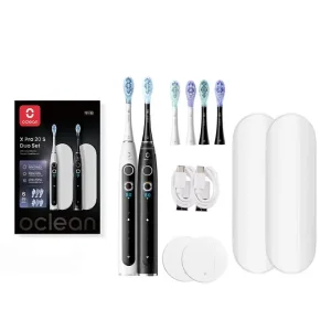 Електрична зубна щітка Oclean X Pro 20 S Duo Set White+Black (6970810556919) UA