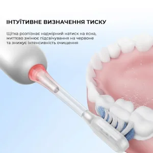 Електрична зубна щітка Mova Fresh Pro Sliver (ATB15A-SIL) UA