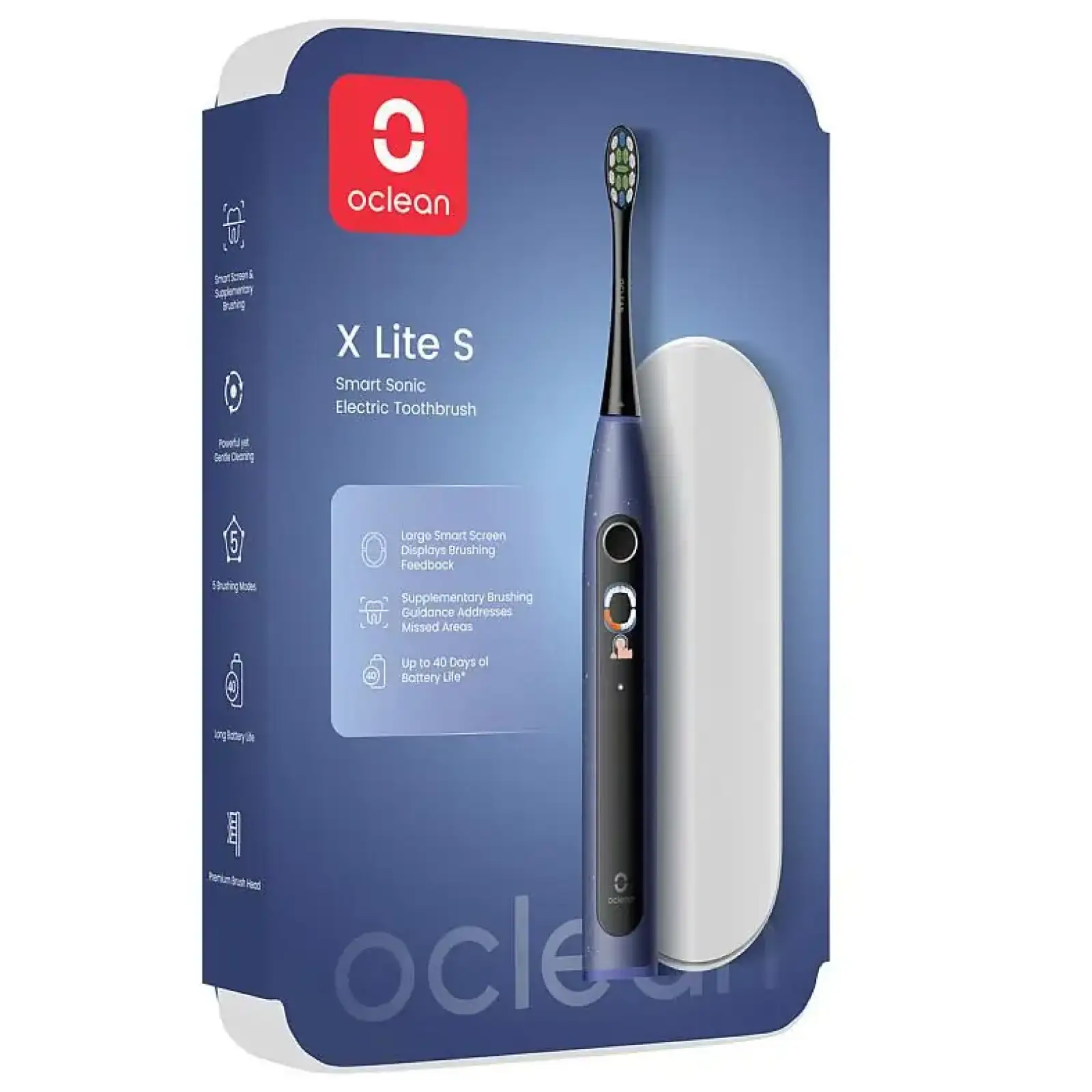 Електрична зубна щітка Oclean X Lite Set Blue (6970810556407) UA