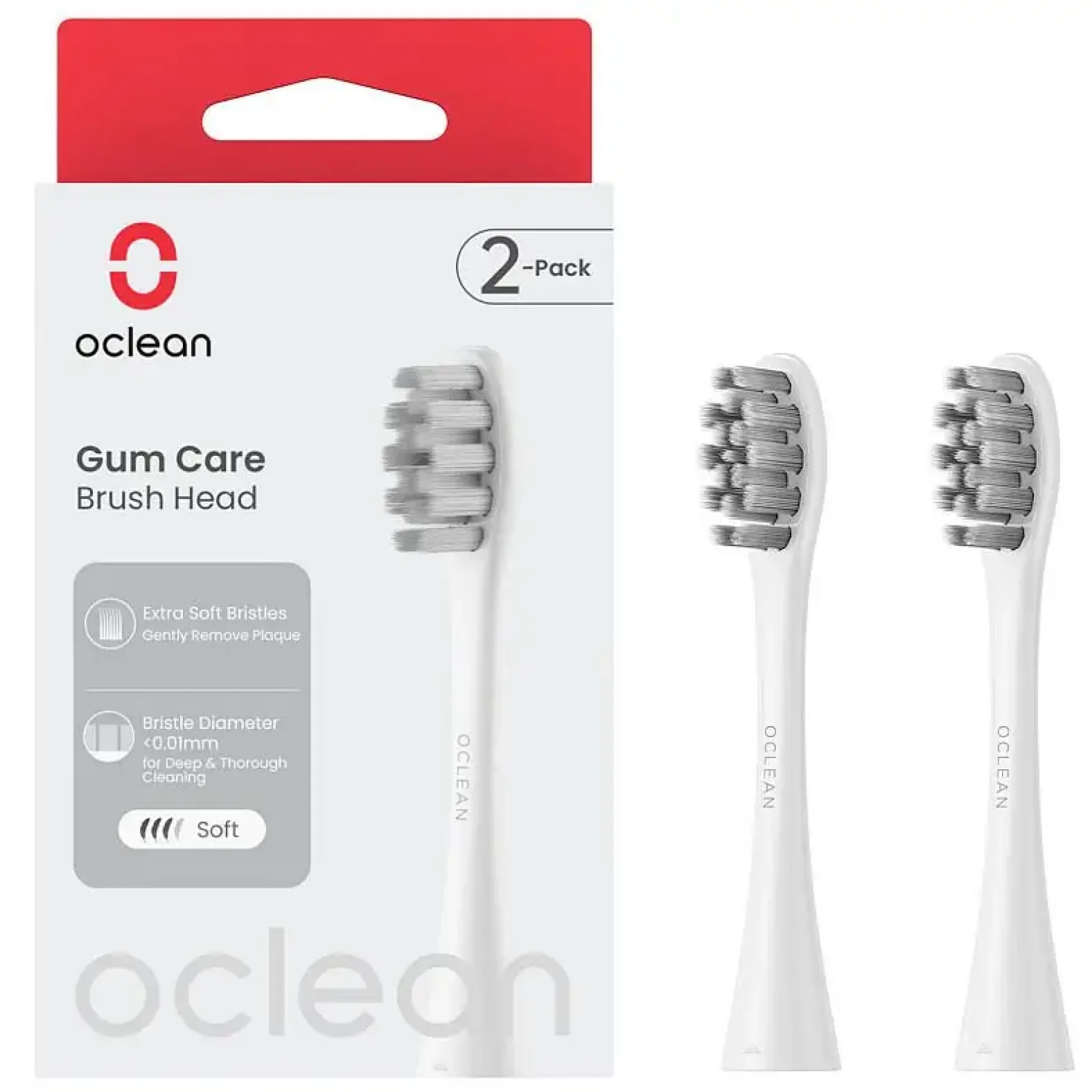 Насадка Oclean Brush Head Gum Care- 2 pack White (6970810554212) UA