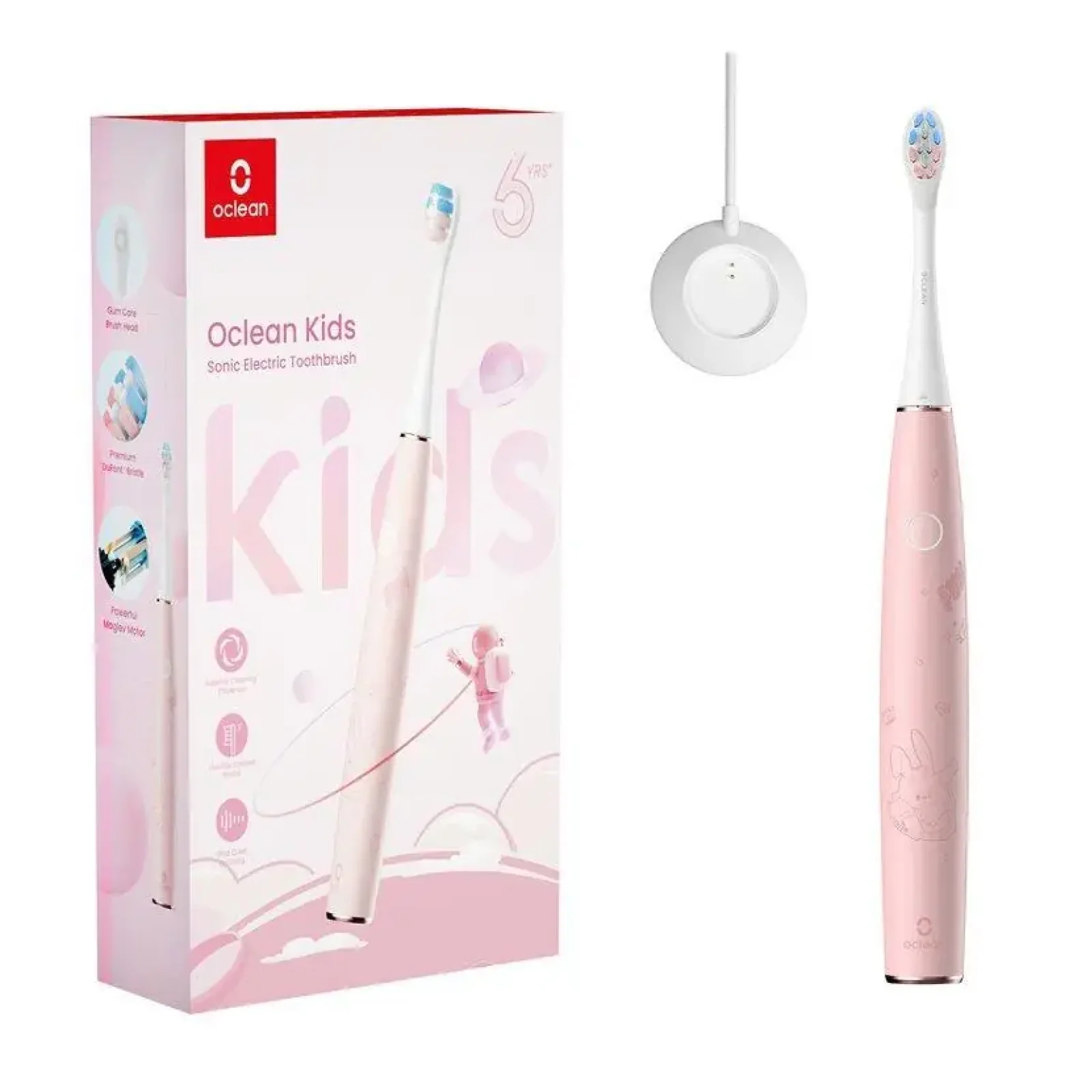 Електрична зубна щітка дитяча Oclean Kids Electric Toothbrush Pink (6970810552409) UA