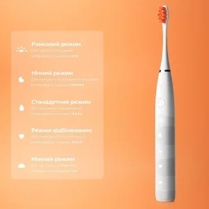 Електрична зубна щітка Oclean Flow S Sonic Electric Toothbrush - White (6970810552959) UA