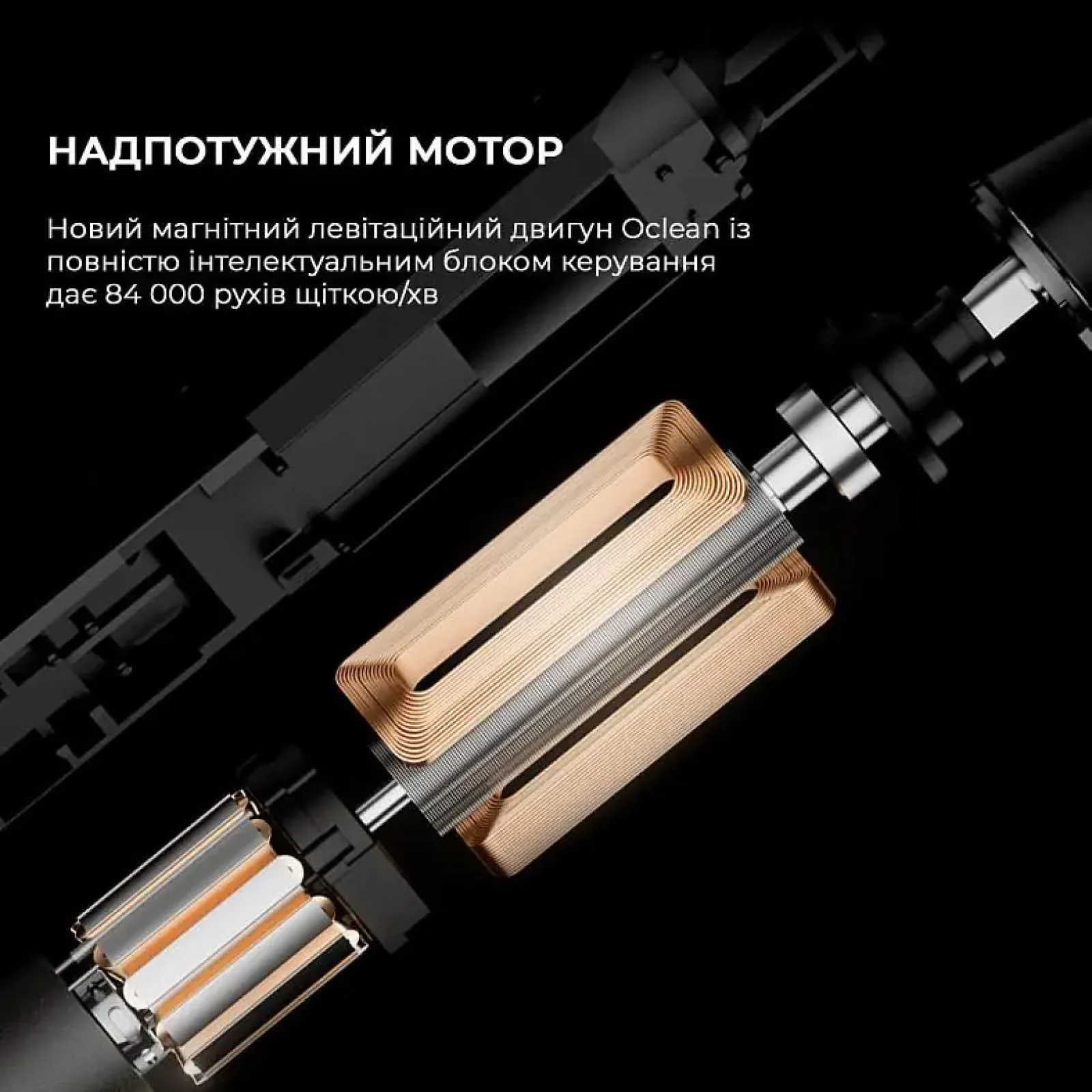 Електрична зубна щітка Oclean X Ultra Set Electric Toothbrush Green (6970810553505) UA