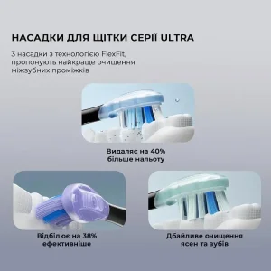 Електрична зубна щітка Oclean X Pro 20 Set Electric Toothbrush White (6970810556971) UA
