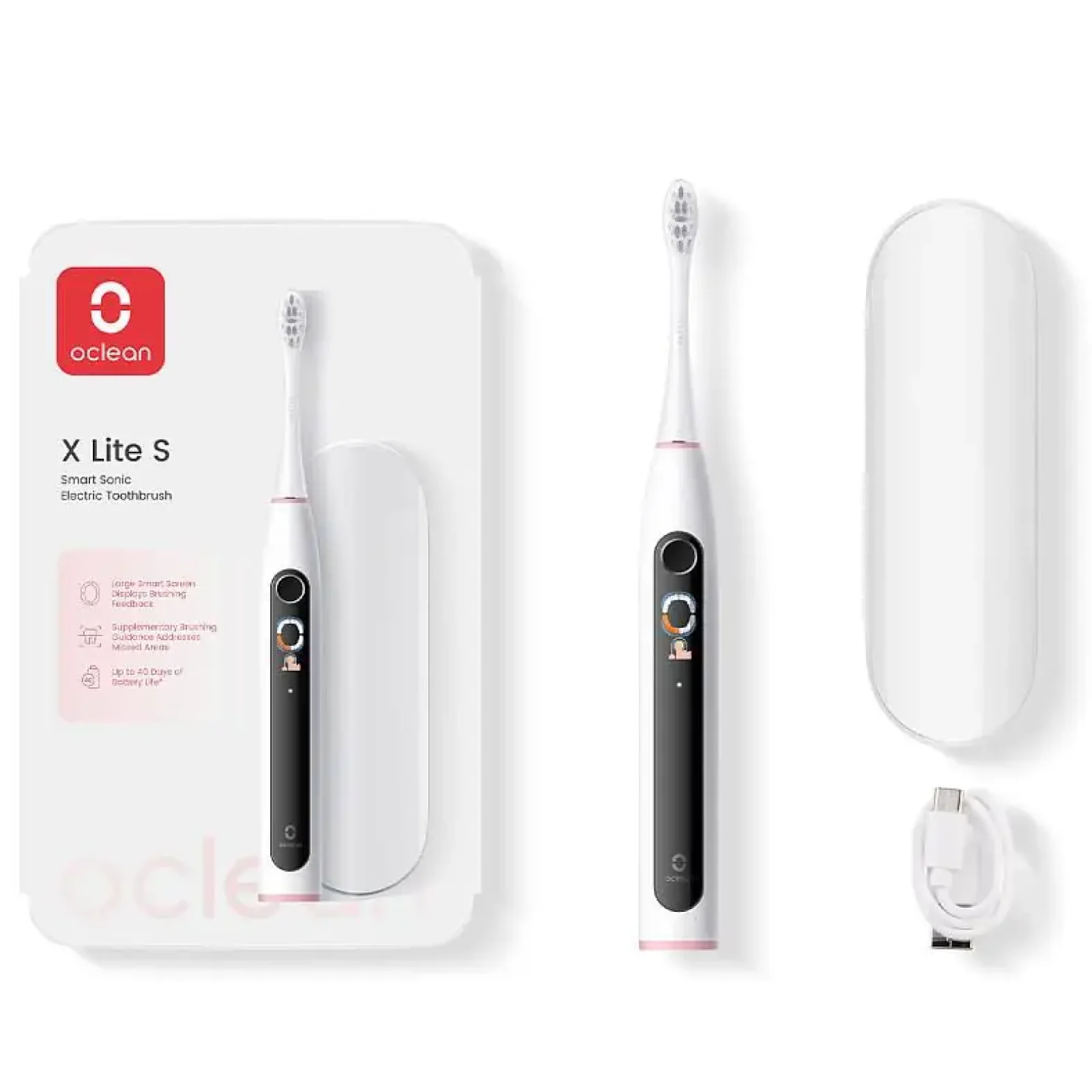 Електрична зубна щітка Oclean X Lite Set Grey (6970810556414) UA