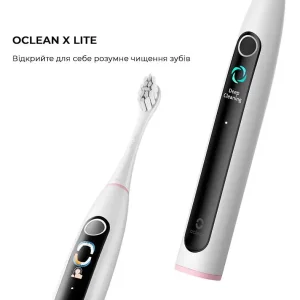 Електрична зубна щітка Oclean X Lite Grey (6970810555981) UA