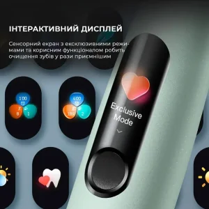 Електрична зубна щітка Oclean X Ultra Set Electric Toothbrush Green (6970810553505) UA