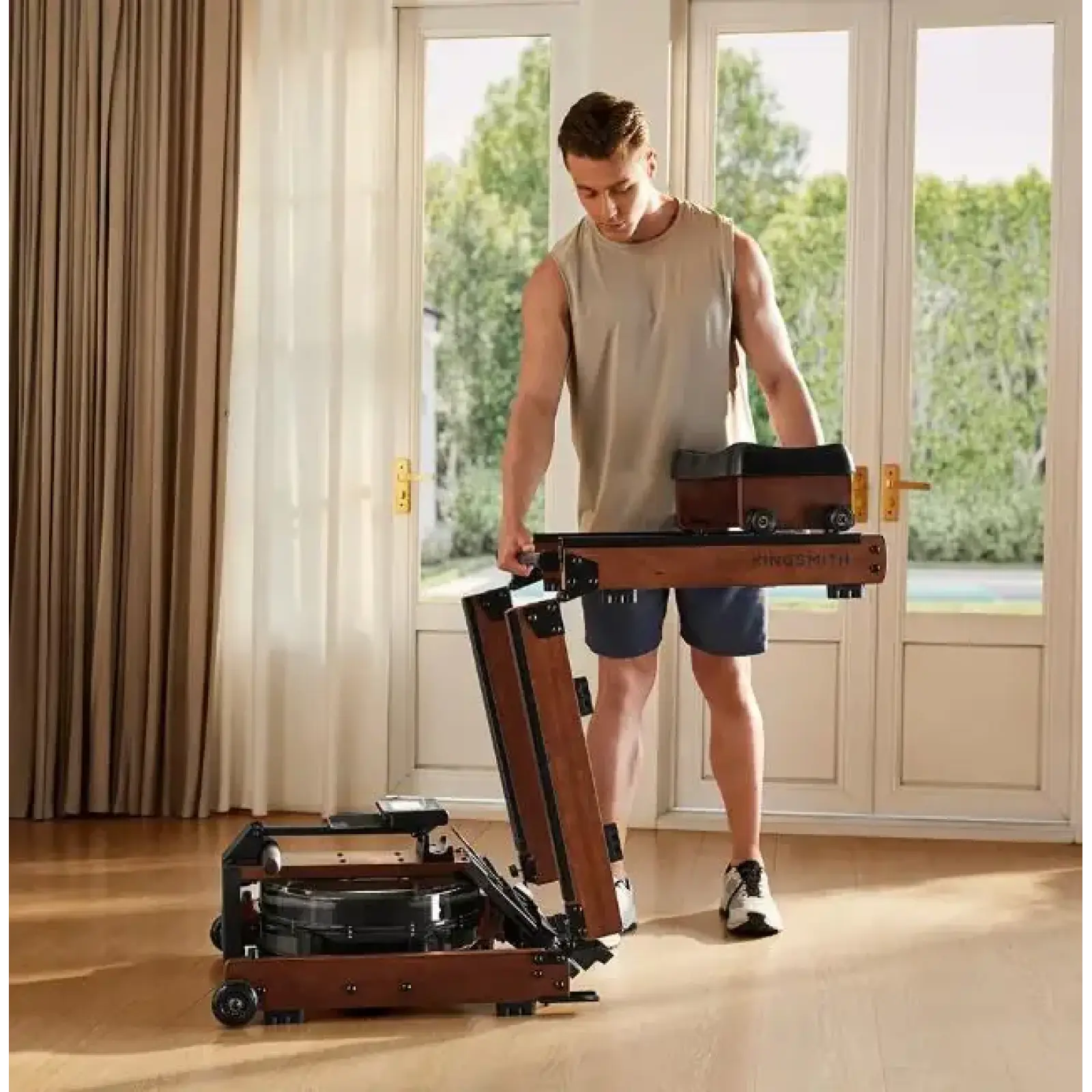 Водний гребний тренажер KINGSMITH WR3L (RMWR3LF) UA