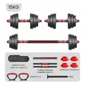 Набір з регульованою вагою 3 в 1 – 25 кг BELLKIT25 FITPADDY UA